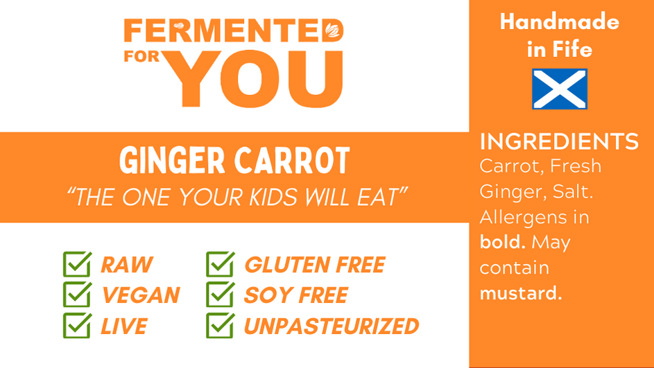 Ginger Carrot - "The one your kids will eat" 160g