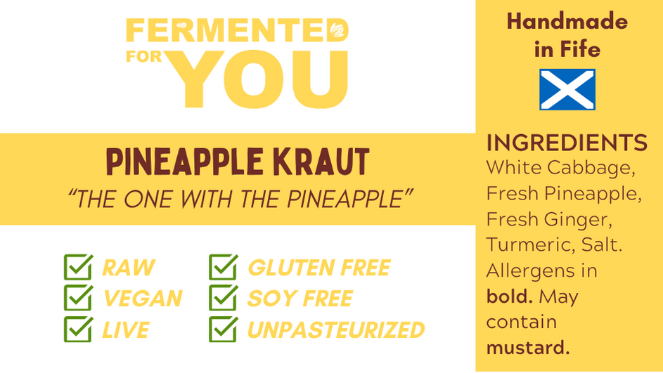 Pineapple Kraut - "The one with pineapple" 160g